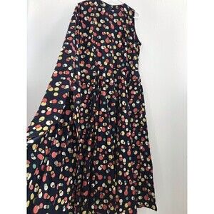 LeVictoria Multicolor Polka-Dot High-Low Hem One-Sleeve size 16